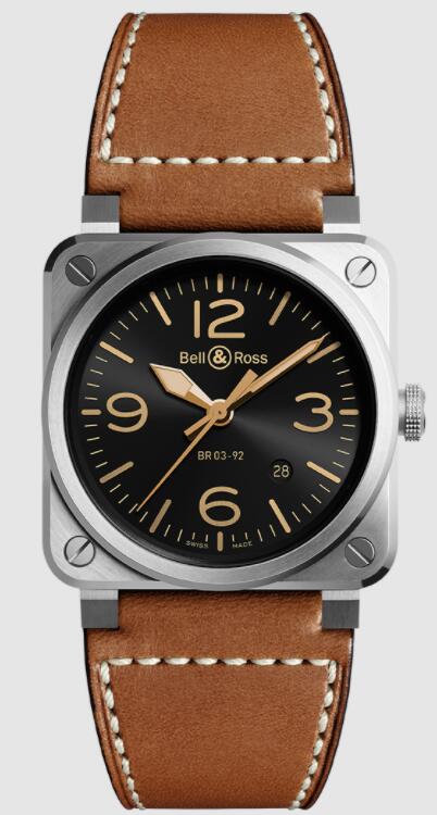 Bell & Ross BR 03-92 GOLDEN HERITAGE BR0392-GH-ST/SCA Replica Watch